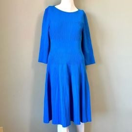 St John Dresses St John Pleated Midi Dress Poshmark at Poshmark